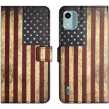 INORCO Usnjena torbica za telefon s tiskanjem vzorcev za Nokia C12 4G/C12 Pro/C12 Plus, ovitek za denarnico s stojalom, (22033675) | Shoptok.si