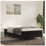  Vzmetnica z žepkasto vzmetjo črna 120x200x20 cm žamet | Shoptok.si