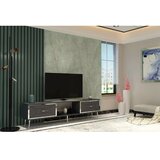 Hanah home TV polica Arno Anthracite Silver