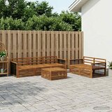  Set vanjskih sofa 6 kom. Prirodna Čvrsto drvo akacije | shoptok.hr