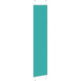 Plisirana zavjesa petrolej zelena 50x200 cm Širina tkanine 49,4 cm Poliester | shoptok.hr