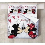 MEY HOME posteljina mickey and minnie mouse love 3D 200x220cm bela Cene