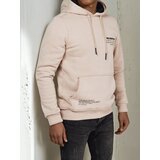 DStreet Bluza męska z kapturem jasnobeżowa | shoptok.hr