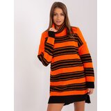 BADU Dress-BA-SK-8007.42P-Orange | Shoptok.si