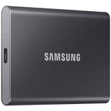 Samsung SSD 500GB Type-C USB 3.2 Gen2 V-NAND UASP, T7, siv Cene