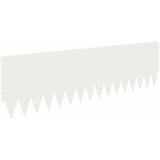 Ograda oko Travnjaka 20 pcs 103 x 30 cm Čelik Bijela | shoptok.hr