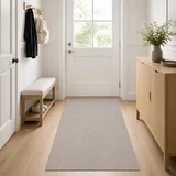 Tepih IZA Bež 80 x 200 cm 100% poliester Kratka dlaka