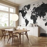  Foto tapeta - Black and White Map 350x256 Standard | shoptok.hr