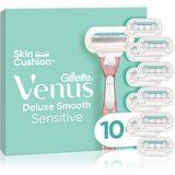 Gillette Venus Deluxe Smooth Sensitive brivnik + nadomestne britvice 10 kos | Shoptok.si