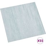 vidaXL Samolepilne talne plošče 55 kosov PVC 5,11 m² zelene | Shoptok.si
