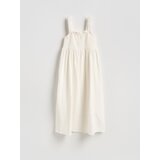 Reserved Midi haljina od muslina - krem | shoptok.hr