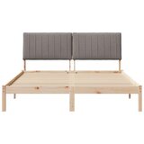  Konstrukcija postelje Rjava 150 x 200 cm Masivno borovo les, (5000084292) | Shoptok.si