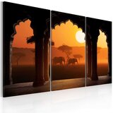  Slika - The tranquillity of Africa - triptych 120x80 Cijene