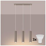  Brilagi - LED luster na sajli CRESTO 3xGU10/10W/230V taupe | Eponuda.com