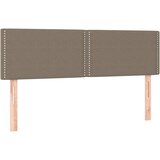 Maison Chic Posteljno vzglavje - Vzglavna omarica 2 kosa taupe 72x5x78/88 cm blago, (22078460) | Shoptok.si