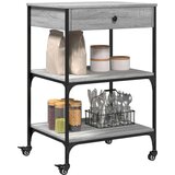  Kolica boja hrasta 60x48x89 5 cm konstruirano drvo | shoptok.hr