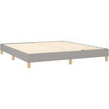  Krevet box spring s madracem svjetlosiva 160x200 cm tkanina | shoptok.hr