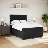  Krevet s oprugama i madracem crni 160x200 cm baršunasti | shoptok.hr