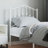  The Living Store Kovinsko vzglavje belo 75 cm - Vzglavje, (21502484) Cene