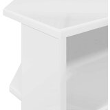  KotnaTVomara Visoki sijaj bela 102x40,5x45cm Konstruiran les, (5000092281) | Shoptok.si