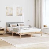  Kovinska posteljna konstrukcija Rjava in svetlo siva, (5000084056) | Shoptok.si