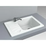 granitno pomivalno korito Montreal PKMON65B, bela