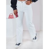 DStreet Spodnie damskie jeansowe wide leg LUXEFLOW białe | Shoptok.si