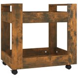 Kolica za radni stol boja dimljenog hrasta 60x45x60 cm drvena | Eponuda.ba