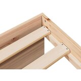 vidaXL Dnevna postelja brez vzmetnice 100x200 cm masivni les borovec | Shoptok.si