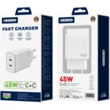 Jellico POTOVALNI POLNILEC ZA IPHONE IN TABLIČNI RAČUNALNIK SAMSUNG 2XUSB-C PD 4, (5000310920) Cene