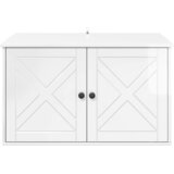  Mačja Kuća Sjajno bijelo 85 x 55 x 50 cm Konstruirano drvo | shoptok.hr