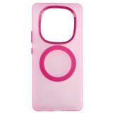  silikonska futrola magsafe fluro color xiaomi redmi note 14 pro+ 5G roze | ePonuda.com