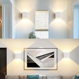 FUPE Komplet 2 LED zunanjih/notranjih stenskih svetilk z nastavljivim kotom svetlobnega snopa | Shoptok.si