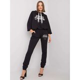 Fashion Hunters Black two-piece set | Shoptok.si