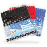 flomaster 12/1 crni-plavi-crveni 30700076
