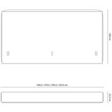 Micadoni Modro oblazinjeno vzglavje 209x100 cm Olivia – | Shoptok.si