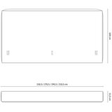 Micadoni Plavo podstavljeno uzglavlje 209x100 cm Olivia – | shoptok.hr