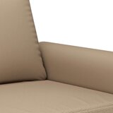 vidaXL Dvosjed od tkanine boja cappuccina 120 cm od umjetne kože | shoptok.hr