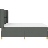  Krevet s oprugama i madracem tamno sivi - 140x200 cm tkanina | shoptok.hr