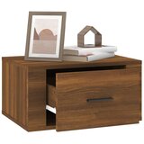  Zidni noćni ormarići 2 kom smeđa boja hrasta 50x36x25 cm | Eponuda.com