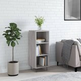 vidaXL Komoda siva sonoma 34,5x32,5x90 cm inženirski les Cene