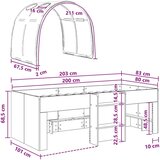  Krevet s Tunnels 4 pcs Bijela i ružičasta Konstruirano drvo - Bijela i ružičasta | shoptok.hr