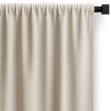 Restilo CARLI curtain, light beige, plain, classic style, multi-functional header tape, Oxford fabric, 140 x 280 cm Cijene