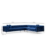 Atelier Del Sofa Kutna sofa Como 310x70x270cm Teget | Eponuda.ba