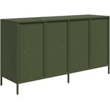  Komoda Maslinasto zelena 135x39x73,5 cm Hladno valjani čelik | shoptok.hr