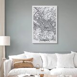  Slika - Florence Map (1 Part) Vertical 60x90 Akustična | shoptok.hr