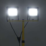 vidaXL LED reflektor s stojalom 2x50 W hladno bel | Shoptok.si