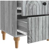  Noćni ormar s ladicama 2 pcs Siva sonoma 43 x 34,5 x 48 cm | shoptok.hr