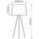  Stona lampa ELENA 1xE27/20W/230V crna | Eponuda.com