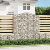  Lučne gabionske košare 4 kom 200x50x220/240cm pocinčano željezo | shoptok.hr